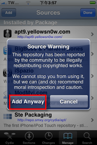 iPhone 3Gs OS 3.01 JB解鎖教學 - 電腦王阿達 Photobucket