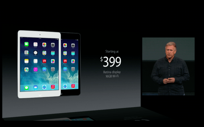 iPad Air、New iPad mini、新Macbook Pro、OSX登場!2013蘋果新品發表會重點整理 - 電腦王阿達 螢幕快照 2013 10 23 2.18.33 665x415 iPad mini 2 正式登場,加入 Retina 螢幕和 A7 處理器