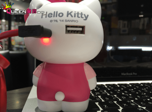 Kitty迷必敗3C小物~Hello Kitty 造型行動電源 - 電腦王阿達 rernpad08