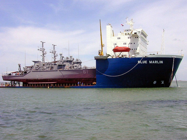 台灣製造的巨型重載船-藍馬林魚號重載船(MV Blue Marlin) - 電腦王阿達 Blue_Marlin