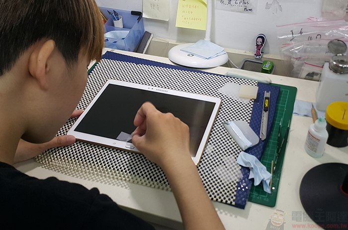 imos 3SAS 撥水疏油保護貼,NOTE 4 / Tab S 的最佳螢幕保護解決方案 - 電腦王阿達 20141026_121212