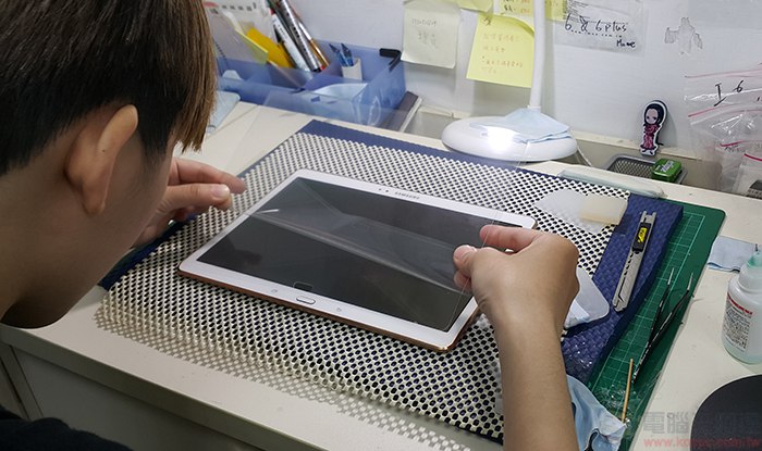 imos 3SAS 撥水疏油保護貼,NOTE 4 / Tab S 的最佳螢幕保護解決方案 - 電腦王阿達 20141026_121256