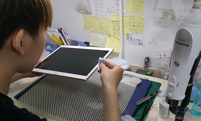 imos 3SAS 撥水疏油保護貼,NOTE 4 / Tab S 的最佳螢幕保護解決方案 - 電腦王阿達 20141026_121359