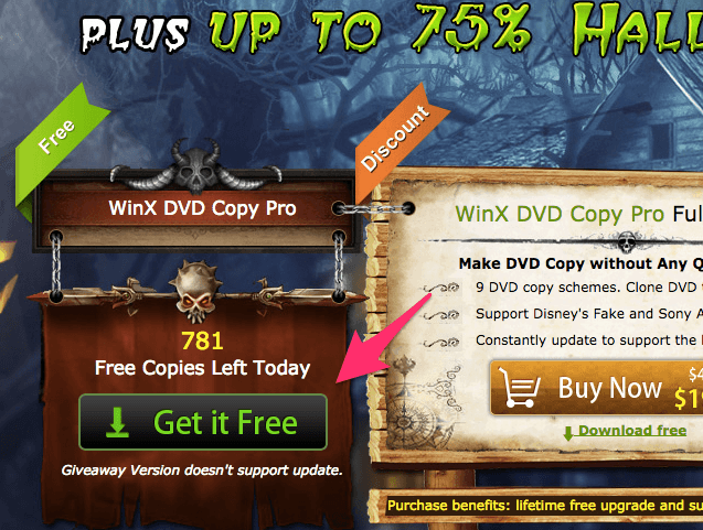 【限免】WinX DVD Copy Pro - 價值49.95美金的DVD複製軟體,萬聖節序號免費拿 - 電腦王阿達 螢幕快照_2014-10-29_下午7_25_00