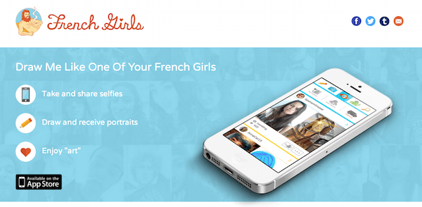 逗趣十足的繪畫社群App - French Girls - 電腦王阿達 逗趣十足的繪畫社群App - French Girls - 電腦王阿達