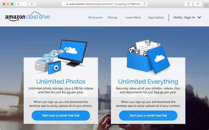 Amazon Cloud Drive - 無限儲存空間雲端硬碟,立馬免費試用三個月! - 電腦王阿達 01