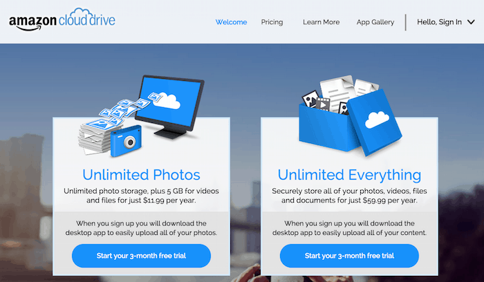 Amazon Cloud Drive - 無限儲存空間雲端硬碟,立馬免費試用三個月! - 電腦王阿達 螢幕快照 2015-05-05 上午11.00.35