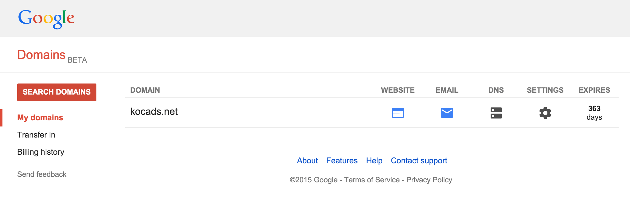 Google Domains 免費電子郵件轉發服務使用教學 - 電腦王阿達 螢幕快照 2015-07-21 下午4.18.50