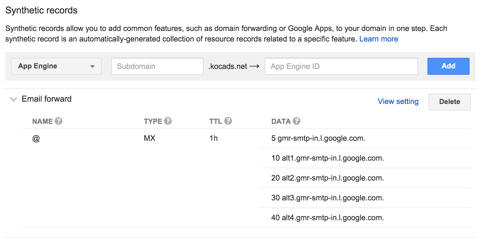 Google Domains 免費電子郵件轉發服務使用教學 - 電腦王阿達 螢幕快照 2015-07-21 下午4.31.38
