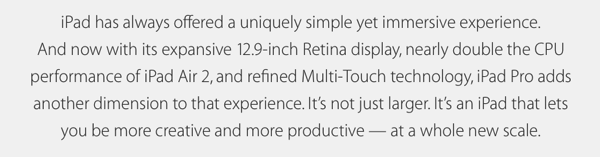 nearly double the CPU performance of iPad Air 2.png Nearly double the CPU performance of iPad Air 2