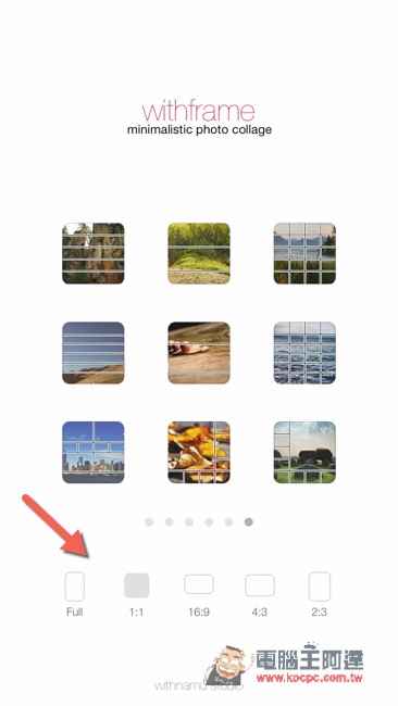 withFrame內建高達54種相框拼貼、各種濾鏡與壁紙效果 - 電腦王阿達 IMG_5938