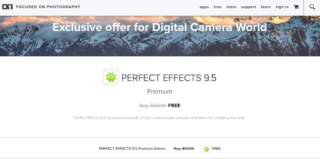 原價59.95美金的相片編輯軟體Perfect Effects 9.5 Premium限免下載中! - 電腦王阿達 1