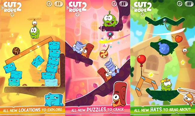 大人小孩都愛的Cut the Rope 2切割繩索遊戲App - 電腦王阿達 5454