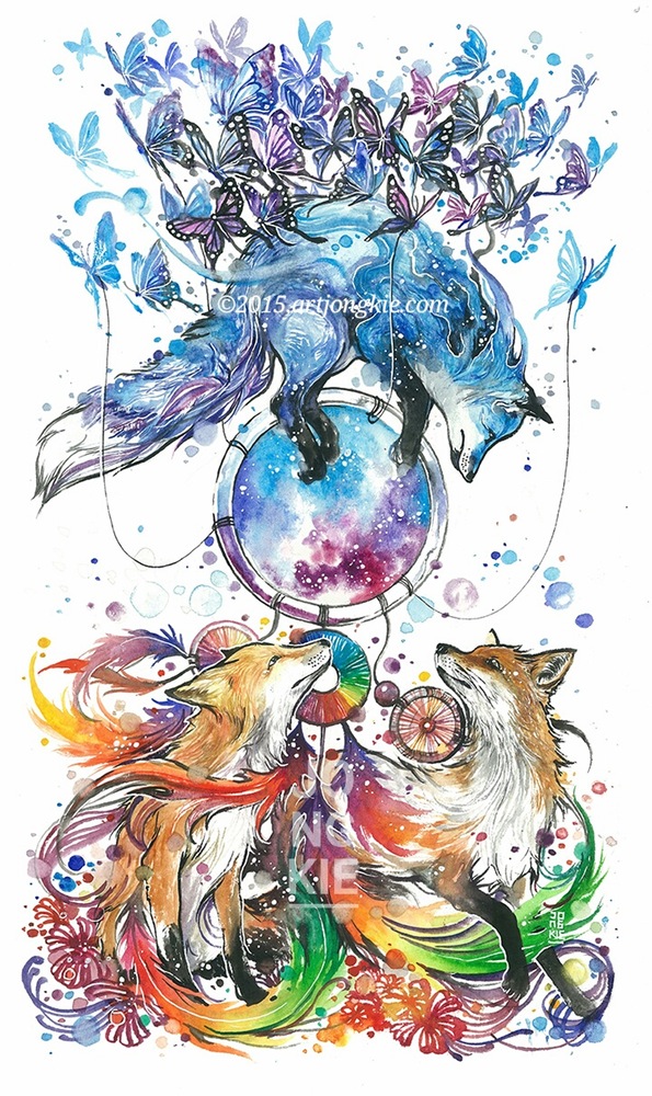 好插畫: Jongkie 充滿奇幻元素的水彩畫作品 - 電腦王阿達 07201