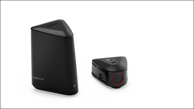 Ideacentre 610S with Optional Wireless Projector detached