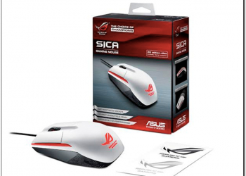Asus 推出 Sica 電競滑鼠新色「冰河白」，白色情人節什麼的我才不在乎！ - 電腦王阿達