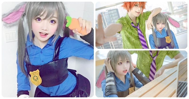 甜美萌系少女插畫家小柔 SeeU 畫出「動物方城市」順便高擬真 Cosplay - 電腦王阿達 動物方程式-小柔