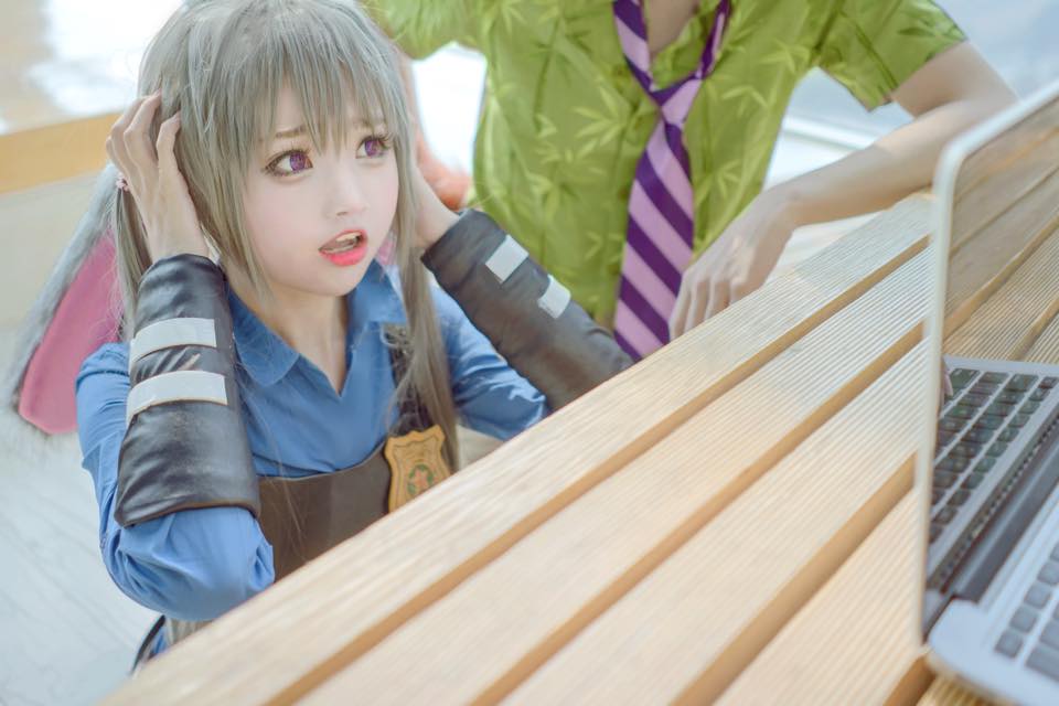 甜美萌系少女插畫家小柔 SeeU 畫出「動物方城市」順便高擬真 Cosplay - 電腦王阿達 2 拷貝