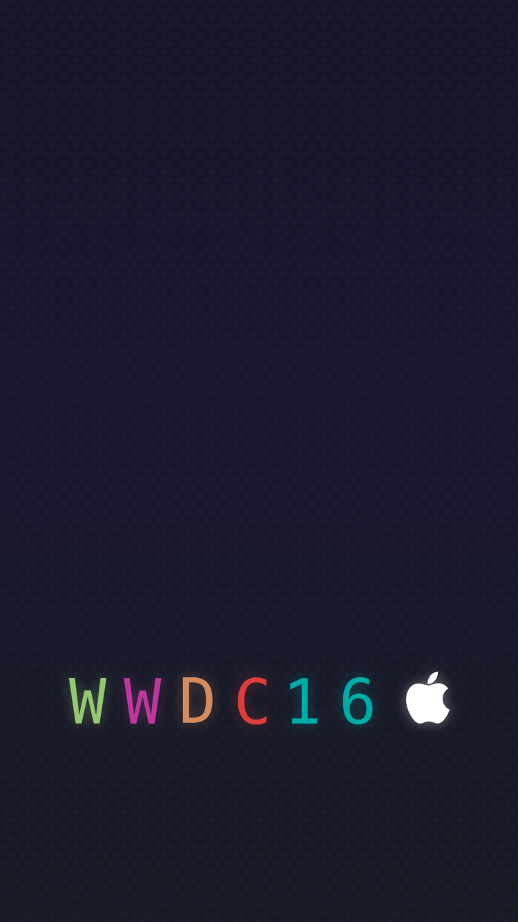 國外網友釋出蘋果迷專屬的「WWDC16 桌布」 即刻免費下載 - 電腦王阿達 wwdc16-1-6plus