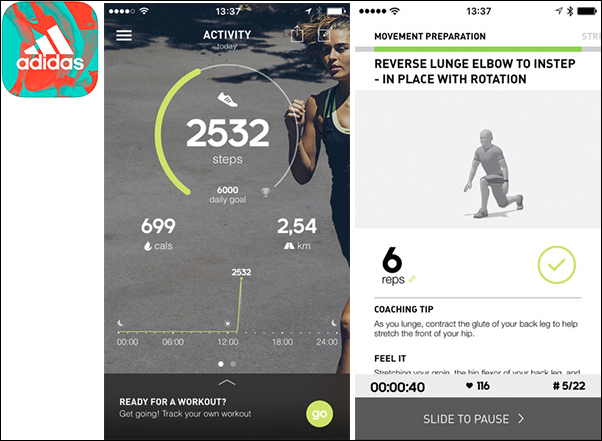 Adidas Micoach健身運動App系列　adidas Train & Run一款擁有超多免費健身與運動訓練課程的App - 電腦王阿達
