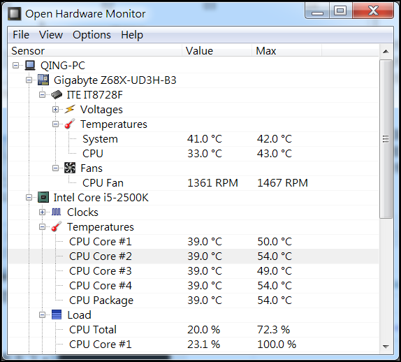 裝機必備 Open Hardware Monitor讓你即時掌握電腦狀況 - 電腦王阿達 00