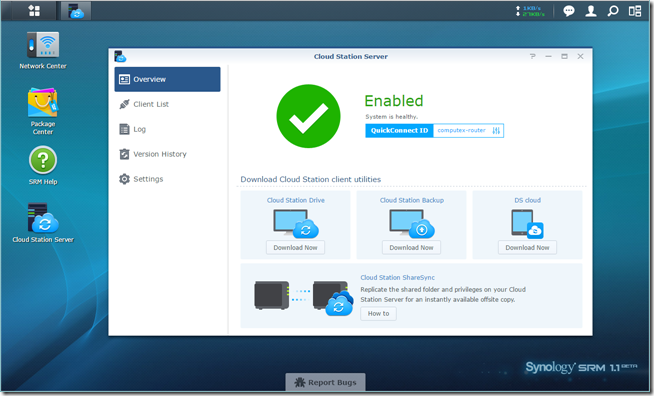 SRM 1.1_加入廣受好評的 Cloud Station 應用,用戶可輕鬆將檔案同步至 Synology Router,輕鬆建構私有同步雲 SRM 1.1_加入廣受好評的 Cloud Station 應用,用戶可輕鬆將檔案同步至 Synology Router,輕鬆建構私有同步雲