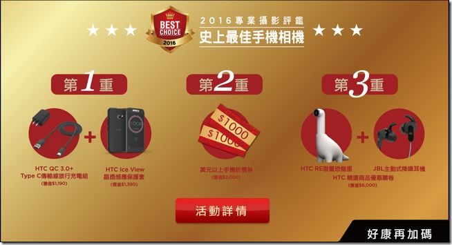 HTC 萬元酬賓 好禮三重送 HTC 萬元酬賓 好禮三重送