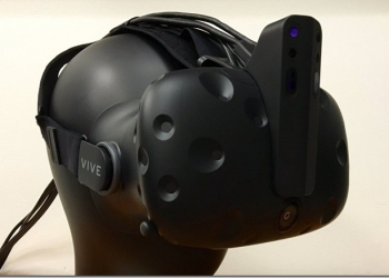 VR再進化　Intel打造疑為使用Realsense技術的HTC Vive專用體感配件 - 電腦王阿達