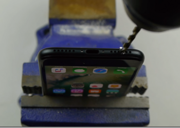 87分不能再高　國外部落客惡搞鑽孔iPhone 7自製3.55mm音源孔 - 電腦王阿達