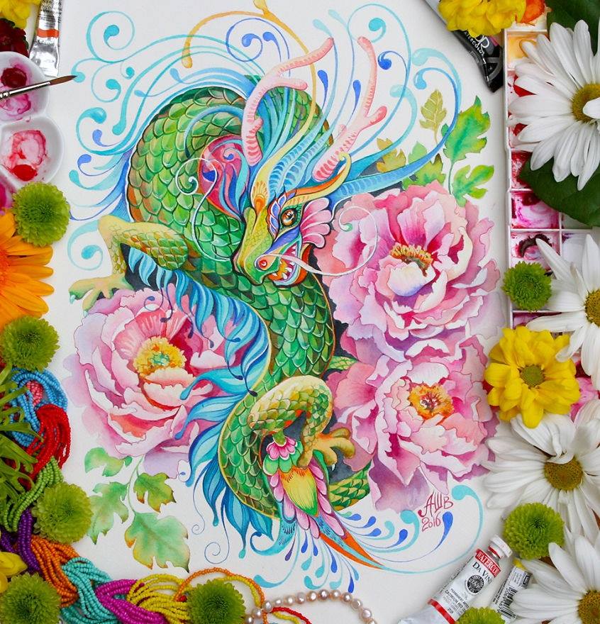 出自藝術家的中國十二生肖,充滿迷幻神秘的色彩 - 電腦王阿達 1