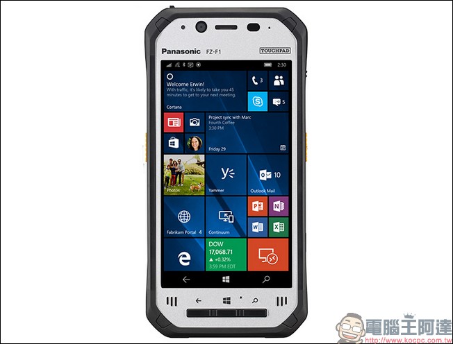 Panasonic 在印度發表 Toughpad FZ-F1 軍規手機,搭載 Windows 10 IoT 企業版系統,售價 109,000 盧比 - 電腦王阿達 Panasonic 在印度發表 Toughpad FZ-F1 軍規手機,搭載 Windows 10 IoT 企業版系統,售價 109,000 盧比 - 電腦王阿達