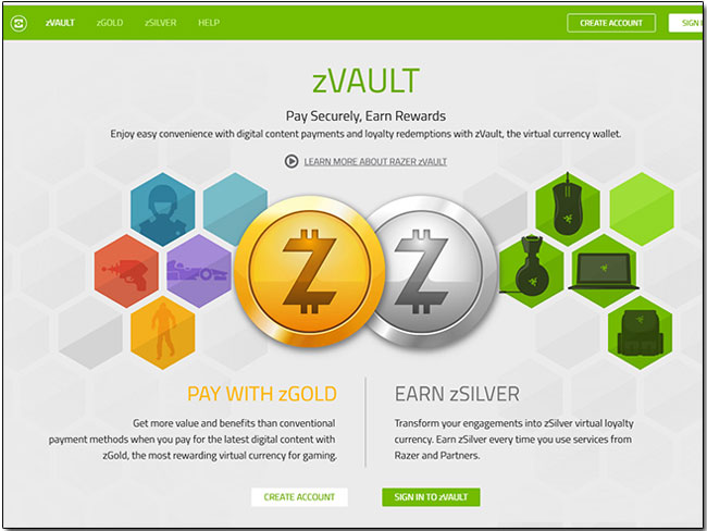 Razer 新電子錢包 zVAULT 啟用，可儲值購買遊戲並換取品牌商品 - 電腦王阿達