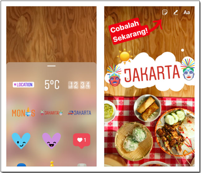 Instagram 在紐約與雅加達推出地標貼紙功能，又是 Snapchat 致敬款 - 電腦王阿達