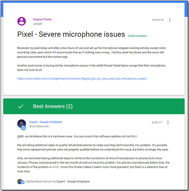 Google Pixel 災情頻傳,不只過去的軟體問題,這回連麥克風都故障 - 電腦王阿達 Google Pixel 災情頻傳,不只過去的軟體問題,這回連麥克風都故障 - 電腦王阿達