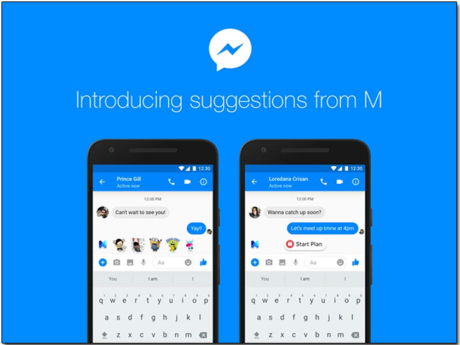 Facebook 正式在美推出 AI 助理「M」,透過你的聊天訊息提供相關建議與服務 - 電腦王阿達 Facebook 正式在美推出 AI 助理「M」,透過你的聊天訊息提供相關建議與服務 - 電腦王阿達