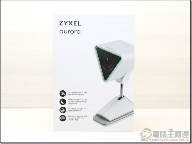 Zyxel-Aurora智慧家庭雲端攝影機 開箱與外觀-01