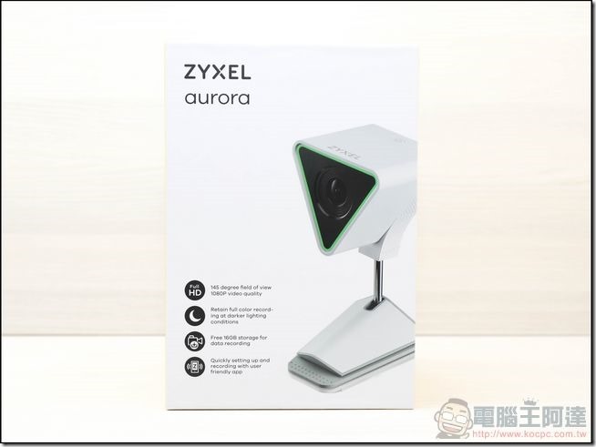 Zyxel-Aurora智慧家庭雲端攝影機開箱與外觀-01 Zyxel-Aurora智慧家庭雲端攝影機 開箱與外觀-01