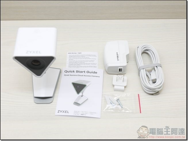 Zyxel-Aurora智慧家庭雲端攝影機開箱與外觀-07 Zyxel-Aurora智慧家庭雲端攝影機開箱與外觀-07