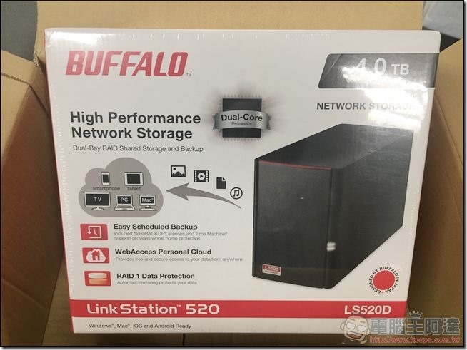 BUFFALO Link Station LS520D 開箱-01 BUFFALO Link Station LS520D 開箱-01