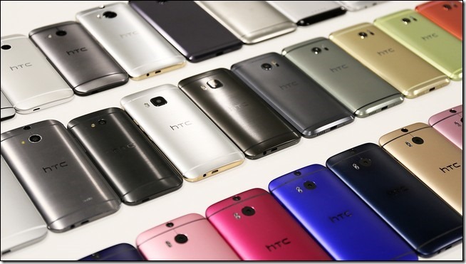 5_Collection of previous HTC metal design smartphones