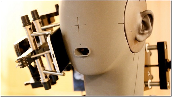 5_Close-up of listening room dummy tester 5_Close-up of listening room dummy tester