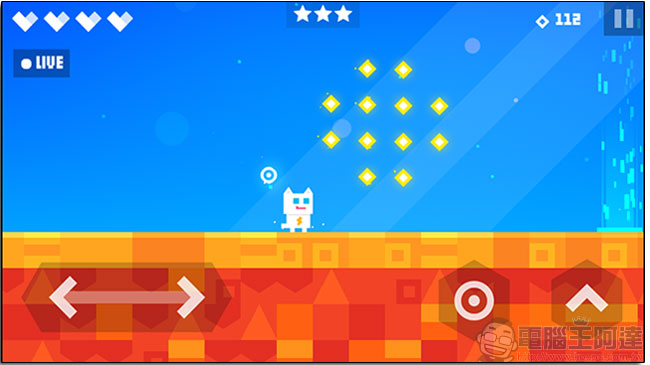 2016 年度精選 iOS 遊戲應用程式《 超級幻影貓 》限免優惠中，可愛迷幻的橫向卷軸遊戲 - 電腦王阿達