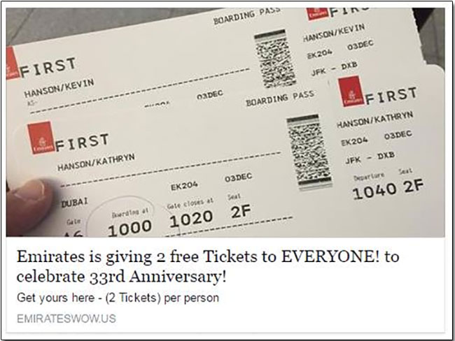 Facebook 上 免費送亞航、阿聯酋機票 是騙人的!免費的最貴,請不要到處亂轉亂點 - 電腦王阿達 Facebook 上 免費送亞航、阿聯酋機票 是騙人的!免費的最貴,請不要到處亂轉亂點 - 電腦王阿達