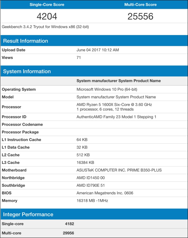 Core i7-7800X 等處理器分數於 GeekBench 資料庫曝光,均有力敵 Ryzen 系列的表現 - 電腦王阿達 Core i7-7800X 等處理器分數於 GeekBench 資料庫曝光,均有力敵 Ryzen 系列的表現 - 電腦王阿達