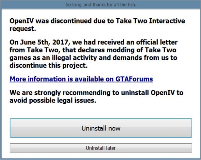 GTA 5 著名 Mod 工具 OpenIV 遭 Take-Two 公司施壓下架，玩家憤慨 - 電腦王阿達