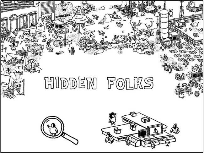 超難找碴遊戲《 Hidden Folks 》，挑戰每個對雙眼超有自信的尋寶王 - 電腦王阿達