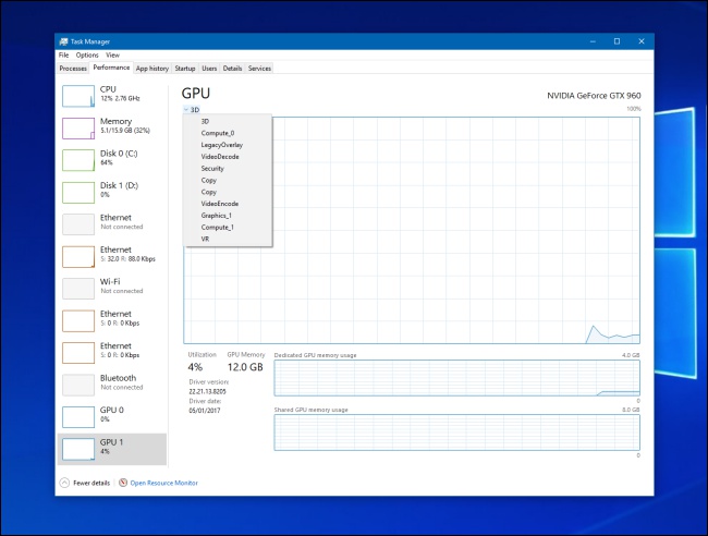 Windows 10 預覽版新功能: 工作管理員 開始支援偵測 GPU 使用率 - 電腦王阿達 Windows 10 預覽版新功能: 工作管理員 開始支援偵測 GPU 使用率 - 電腦王阿達