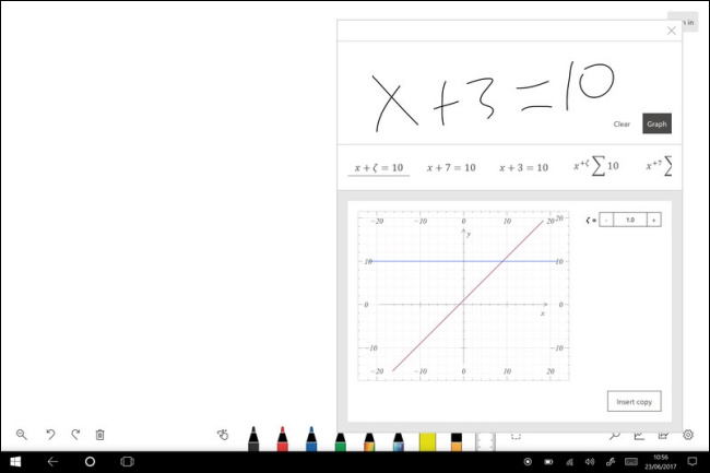 為教育而生的微軟 Whiteboard 程式曝光，輸入算式能做出圖表 - 電腦王阿達