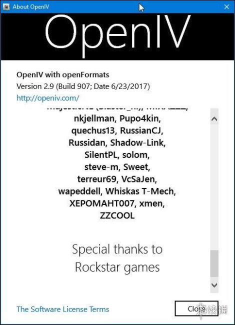 OpenIV 復活 ,感謝名單多了 Rockstar Games - 電腦王阿達 OpenIV 復活 ,感謝名單多了 Rockstar Games - 電腦王阿達