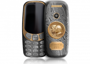 俄國公司 CAVIAR 為美俄友好推出客製化 Nokia 3310 手機而來的 Putin-Trump Summit 手機，售價不斐
